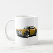 Olds 442 Gold-Schwarzes Auto 1968 Kaffeetasse (Links)