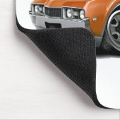 Olds 442 Orangen-Auto 1968 Mousepad (Ecke)