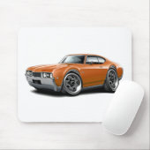 Olds 442 Orangen-Auto 1968 Mousepad (Mit Mouse)
