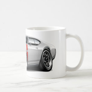 Olds 442 Weiß-Rotes Auto 1968 Kaffeetasse