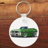 Olds Cutlass Green Convertible Schlüsselanhänger (Vorderseite)