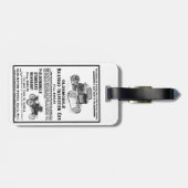 Olds Eisenbahn-Inspektions-Auto Gepäckanhänger (Rückseite horizontal)