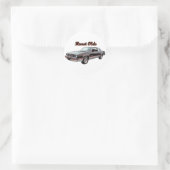 Olds: Hurst Runder Aufkleber (Tasche)