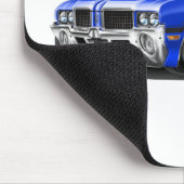 Olds Macheten-Blau-Auto Mousepad (Ecke)