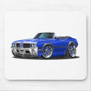 Olds Macheten-Blau-Auto Mousepad