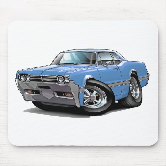Olds Macheten-lt 1966 Blue Car Mousepad (Vorne)