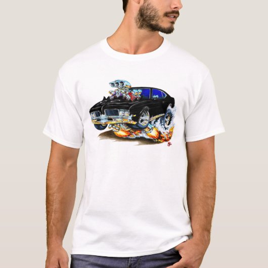 Olds Macheten-Schwarz-Auto 1969 T-Shirt (Vorderseite)