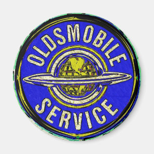 olds Retro Zeichen Magnet