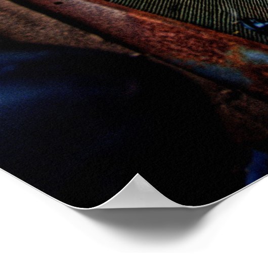 Olds Rocket Poster (Ecke)