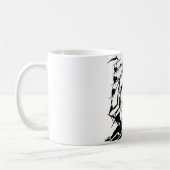 Olds Skool Tätowierungs-Segelschiff-Marine Kaffeetasse (Links)