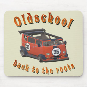 Oldschool-Automauspad Retro-Vintage-Design Mousepad