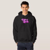 Oldschool Beats Dj and Music Hoodie (Vorne ganz)
