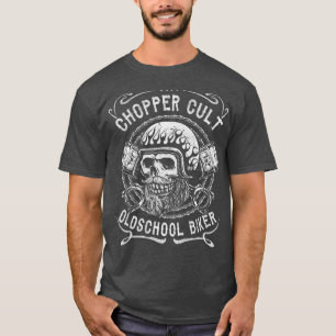 Oldschool Chopper-Cult Cooles Biker Motiv 950 T-Shirt