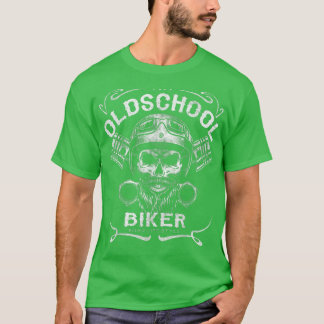 Oldschool Cooles Biker Motiv 1252 T-Shirt