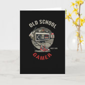 OldSchool Gamer Karte (Gelbe Blume)