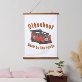Oldschool Speed - ​ zurück an die Wurzeln! Wandteppich Mit Holzrahmen (Schlafzimmer)