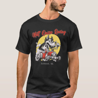 Oldschool Vintage Car Racing Rockabilly Dirt Track T-Shirt