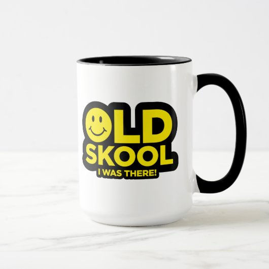Oldskool - ich war dort - Rave-Säure-Tasse Tasse (Rechts)