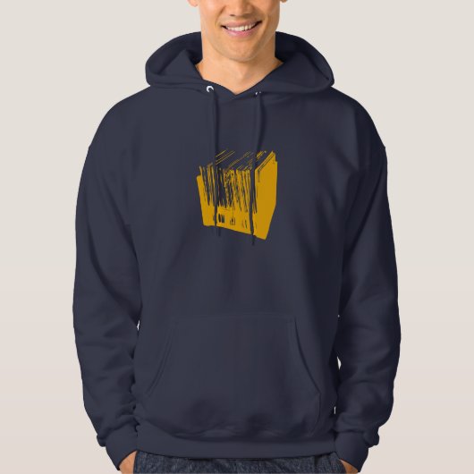 Oldskool VinylPlatten Hoodie (Vorderseite)