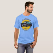 Oldsmobile 442 American Muscle 60s 70s Old is Gold T-Shirt (Vorne ganz)
