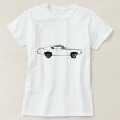 OLDSMOBILE CUTLASS 1970 T-Shirt (Design vorne)
