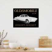 Oldsmobile Goldene Rakete Poster (Küche)