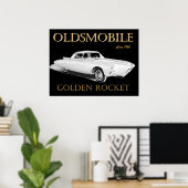 Oldsmobile Goldene Rakete Poster (Heimbüro)