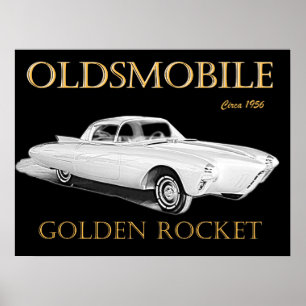 Oldsmobile Goldene Rakete Poster
