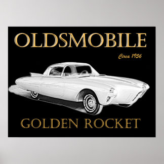 Oldsmobile Goldene Rakete Poster