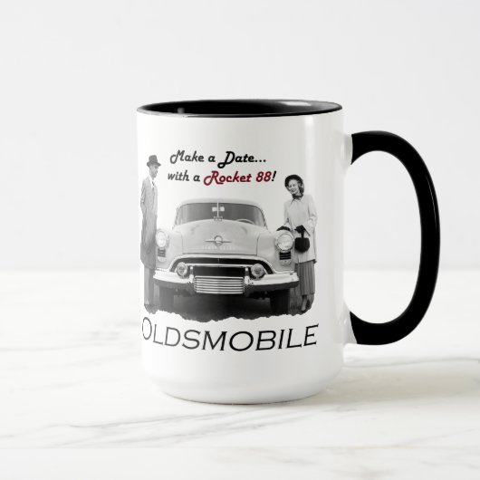 Oldsmobile "machen ein Datum… mit einem Rocket Tasse (Rechts)