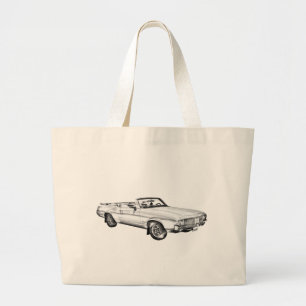Oldsmobile-Macheten-Oberste Auto-Illustration 1971 Jumbo Stoffbeutel