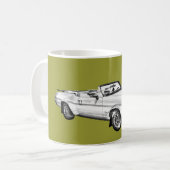 Oldsmobile-Macheten-Oberste Auto-Illustration 1971 Kaffeetasse (Vorderseite Links)