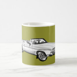Oldsmobile-Macheten-Oberste Auto-Illustration 1971 Kaffeetasse