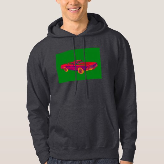 Oldsmobile Macheten-Oberste Muskel-Auto-Pop-Kunst Hoodie (Vorderseite)
