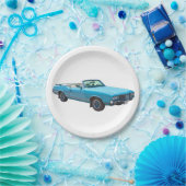 Oldsmobile-Macheten-Oberstes Muskel-Auto 1971 Pappteller (Party)