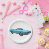 Oldsmobile-Macheten-Oberstes Muskel-Auto 1971 Pappteller (Party)