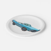 Oldsmobile-Macheten-Oberstes Muskel-Auto 1971 Pappteller (Schrägansicht)