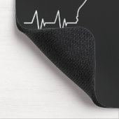 Oldtiemer Mini Englischer Klassiker Heartbeat Mousepad (Ecke)