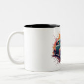 Oldtimer 1940er Lowrider Zweifarbige Tasse (Links)