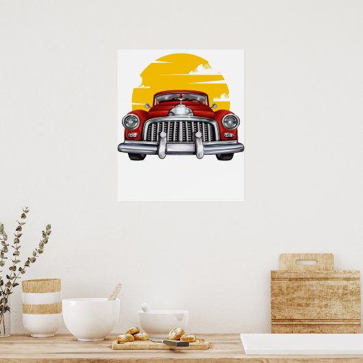 Oldtimer 2 poster (Küche)
