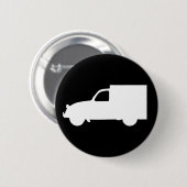 Oldtimer 2cv AZU Transporter-Silhouette Button (Vorne & Hinten)