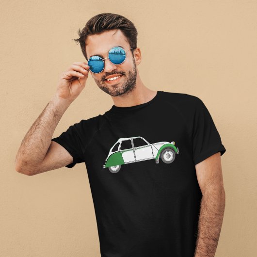 Oldtimer 2CV Dolly Grün T-Shirt