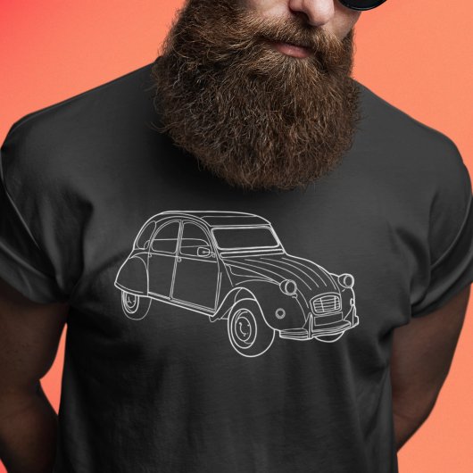 Oldtimer 2cv Ente Diagonal T-Shirt