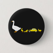 Oldtimer 2cv Entenfamilie Button (Vorderseite)