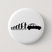 Oldtimer 2CV Evolution Button (Vorderseite)