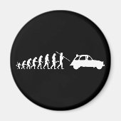 Oldtimer 2CV-Evolution Magnet (Vorne)