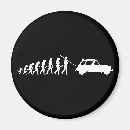 Oldtimer 2CV-Evolution Magnet (Vorne)