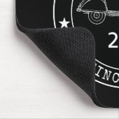 Oldtimer 2CV-Gütezeichen Mousepad (Ecke)