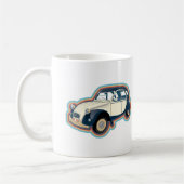 Oldtimer 2CV Klassiker Kaffeetasse (Links)