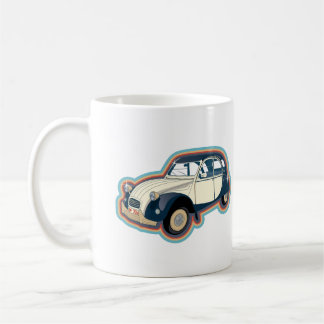 Oldtimer 2CV Klassiker Kaffeetasse